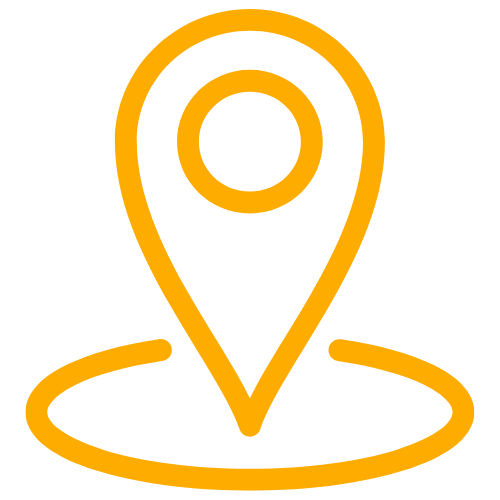 yellow graphic of a map pin
